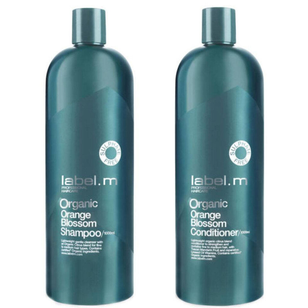 Label.M Organic Orange Blossom Volumising Conditioner Palsam, mis annab volüümi 1000 ml hind ja info | Juuksepalsamid | kaup24.ee