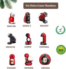 COOASSIT Многоразовые капсулы Dolce Gusto для кофе , 3 шт. цена и информация | Аксессуары для кофейных аппаратов | kaup24.ee