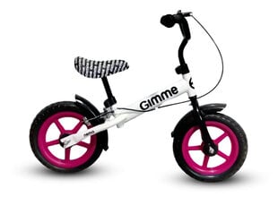 GIMMIK Piduritega jooksuratas Nemo 11" roosa 3+ KidsPro hind ja info | Jalgrattad | kaup24.ee