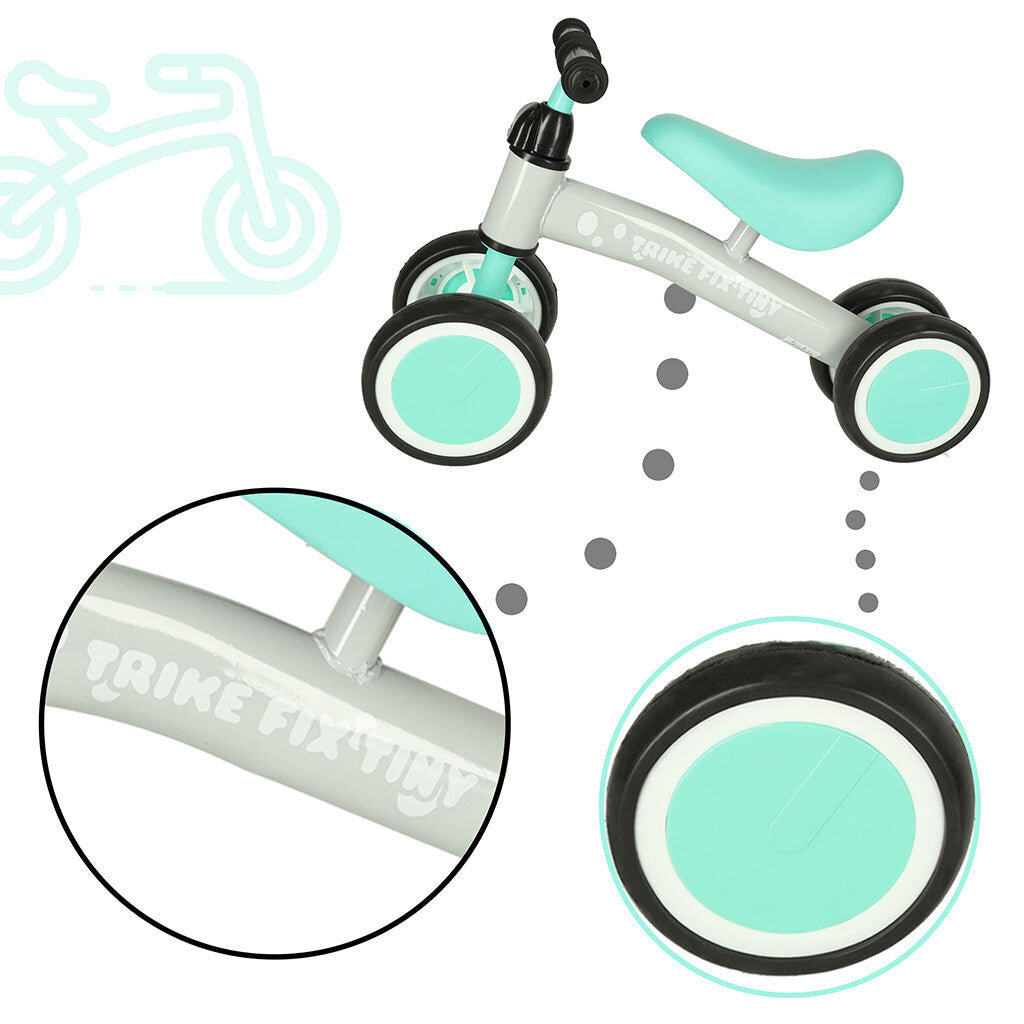 Tricycle Fix Tiny mint krossi kolmerattaline jalgratas KidsPro hind ja info | Jalgrattad | kaup24.ee