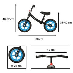 Tricycle Fix Balance krossratas must ja sinine KidsPro hind ja info | Jalgrattad | kaup24.ee