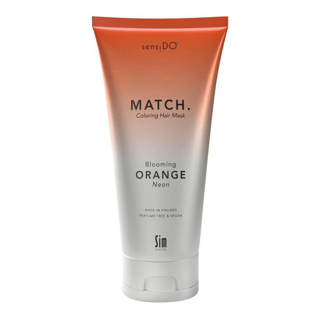 Tooniv juuksemask SensiDO Match Blooming Orange (Neon) 200 ml цена и информация | Juuksepalsamid | kaup24.ee