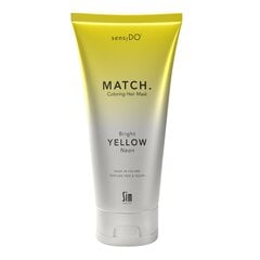 Тонирующая маска для волос SensiDO Match Bright Yellow (Neon) 200 ml цена и информация | Бальзамы, кондиционеры | kaup24.ee