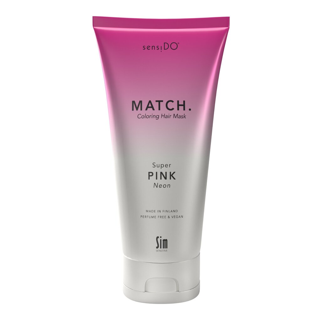 Tooniv juuksemask SensiDO Match Super Pink (Neon) 200 ml цена и информация | Juuksepalsamid | kaup24.ee