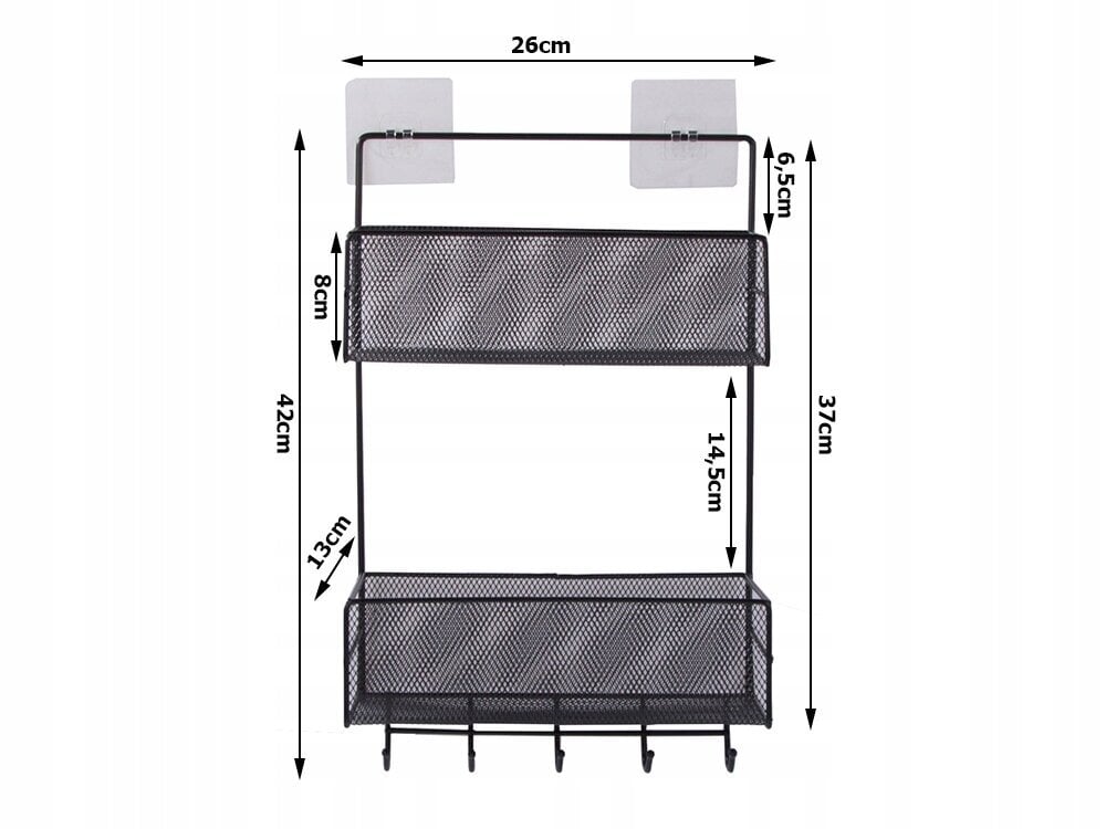 Metallist riiulite organiseerija vanni/kööki hind ja info | Vannitoa sisustuselemendid ja aksessuaarid | kaup24.ee