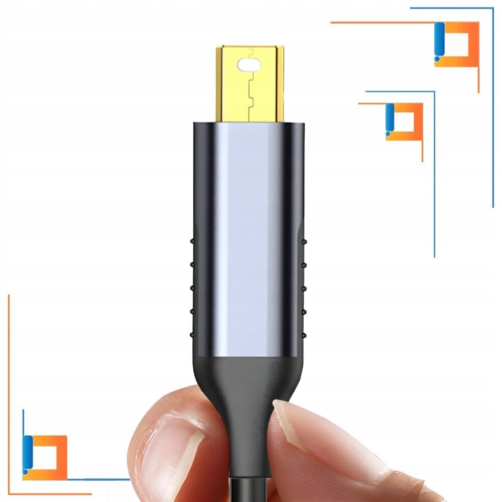 CO2 ADAPTER MINI DISPLAYPORT HDMI 2.1 KAABEL DP - HDMI FHD 240HZ 8K 60HZ HDR цена и информация | USB jagajad, adapterid | kaup24.ee