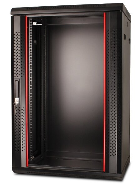 Seinale paigaldatav kapp Getfort 18U rack 600x450 hind ja info | Valvesüsteemi tarvikud | kaup24.ee