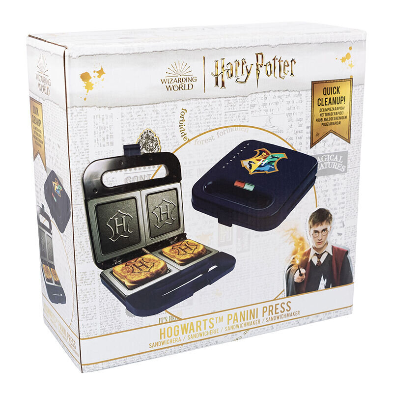 Harry Potter - Hogwarts Panini Sandwich Maker цена и информация | Vahvliküpsetajad ja pannkoogiküpsetaja | kaup24.ee