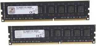 G.Skill DDR3 8Гб (4Гбx2) 1600МГц, CL11, NT Dual (F3-1600C11D-8GNT) цена и информация | Оперативная память (RAM) | kaup24.ee