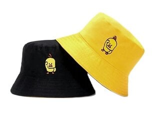 FISHER'S CAP DOUBLE SIDE BUCKET HAT черный/желтый 4614 цена и информация | Женские шапки | kaup24.ee