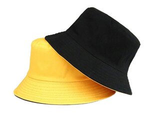 FISHER'S CAP DOUBLE SIDE BUCKET HAT черный/желтый 4614 цена и информация | Женские шапки | kaup24.ee