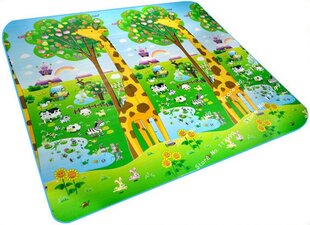 Hariv kahepoolne poroloonmatt ZOO 200cm x 180cm x 0,5cm ProLine hind ja info | Tegelustekid | kaup24.ee