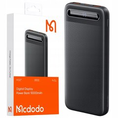 MCDODO POWERBANK 10000MAH С ДИСПЛЕЕМ 2X USB USB-C 2A 10W + КАБЕЛЬ USB-C цена и информация | Зарядные устройства Power bank | kaup24.ee