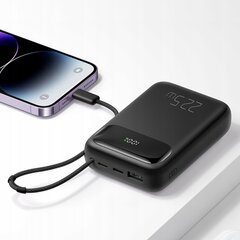 MCDODO POWERBANK 10000MAH С ДИСПЛЕЕМ USB USB-C 22.5W + КАБЕЛЬ LIGHTNING цена и информация | Зарядные устройства Power bank | kaup24.ee