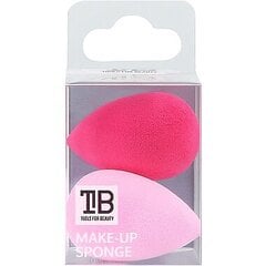 Мини спонжи для макияжа MIMO MAKEUP SPONGE MINI WATER DROP PINK, 2 шт. цена и информация | Кисти для макияжа, спонжи | kaup24.ee