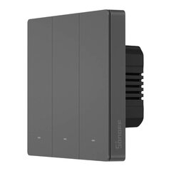 Sonoff Smart 3 Channel WiFi Wall Switch Black (M5-3C-86) цена и информация | Датчики | kaup24.ee