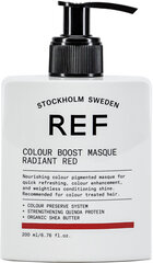 REF Colour Boost Masque питательная маска с красящими пигментами для восстановления цвета Radiant Red 200 мл цена и информация | Средства для укрепления волос | kaup24.ee