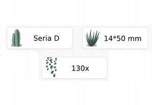 .NIIMBOT etiketid D seeria 14*50mm taimed1 hind ja info | Vihikud, märkmikud ja paberikaubad | kaup24.ee