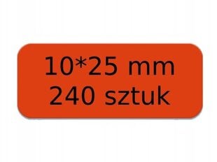 Наклейки-стикеры НИИМБОТ КРАСНЫЕ 10*25мм 240шт цена и информация | Тетради и бумажные товары | kaup24.ee