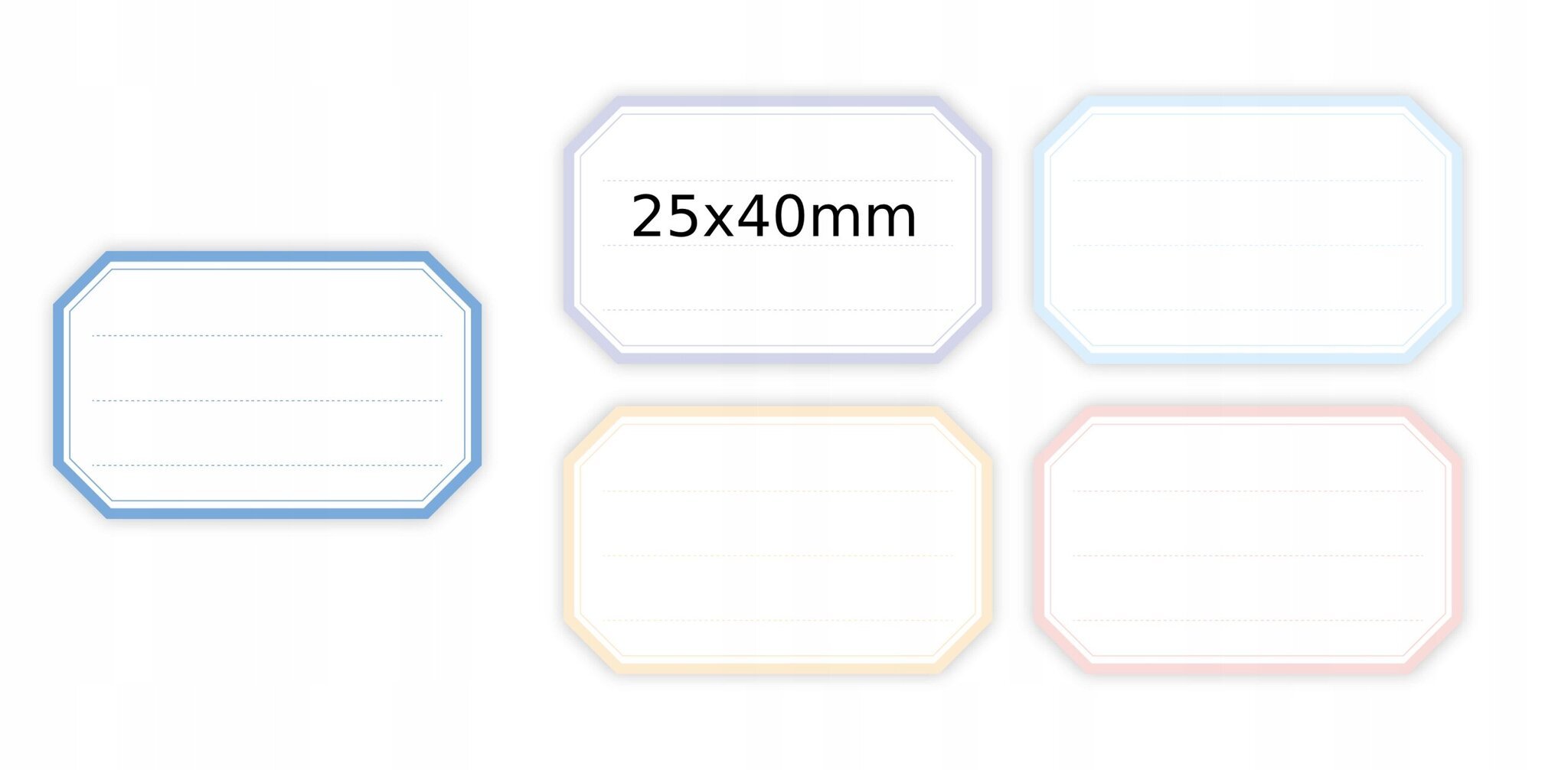 .NIIMBOT kleebised seeria D/B 25*40 160x RAAMATUTE jaoks цена и информация | Vihikud, märkmikud ja paberikaubad | kaup24.ee