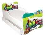 Детская кровать с матрасом и ящиком для постельного белья Ami 42, 140x70 см