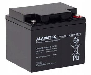 Aku AGM Alarmtec BP 12v 40Ah hind ja info | Puhvertoiteallikad (UPS) | kaup24.ee