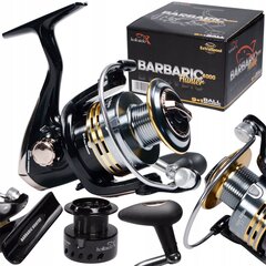 Катушка HOKKAIDO BARBARIC HUNTER 3000 REEL 9+1 SPIN цена и информация | Катушки для спиннинга | kaup24.ee