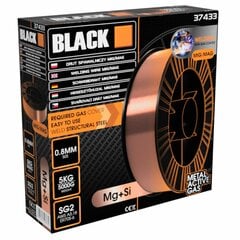 Сварочная проволока 0.8MM для сварки SG2 AWS 5.18 5000g 5KG MIGOMAT BLACK цена и информация | Сварочные аппараты, паяльники | kaup24.ee