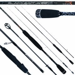 СПИННИНГОВОЕ УДИЛИЩЕ HOKKAIDO МОДЕЛЬ BLACK BAIT 4-17G 2.65M цена и информация | Удочки, подставки и держатели | kaup24.ee