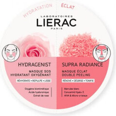 Lierac Hydragenist & Supra Radiance Duo Mask 2 x 6 мл цена и информация | Маски для лица, патчи для глаз | kaup24.ee