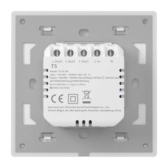 Умный настенный выключатель Sonoff T5-4C-86 цена и информация | Системы безопасности, контроллеры | kaup24.ee