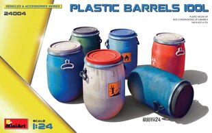 Liimitav mudel MiniArt 24004 Plastic Barrels 100L 1/24 цена и информация | Склеиваемые модели | kaup24.ee