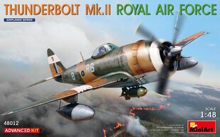 Liimitav mudel MiniArt 48012 Thunderbolt Mk.II Royal Air Force Advanced Kit 1/48 цена и информация | Склеиваемые модели | kaup24.ee