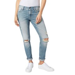 Naiste Pepe Jeans Joey teksapüksid poissmehe püksid x augud цена и информация | Женские джинсы | kaup24.ee