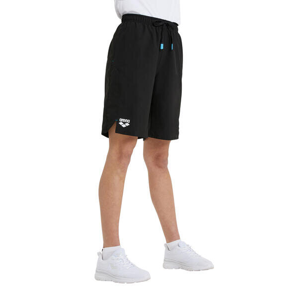 Unisex spordipüksid Arena Team Bermuda Panel Black цена и информация | Meeste lühikesed püksid | kaup24.ee