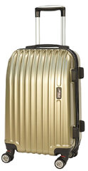 AlezaR Tasmania Набор багажа золотой 3 предмета цена и информация | Чемоданы, дорожные сумки | kaup24.ee