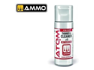 AMMO MIG - ATOM Thinner and Cleaner with Retarder (растворитель с земедлителем и oчиститель для акриловой краски), 20 ml, 20501 цена и информация | Принадлежности для рисования, лепки | kaup24.ee