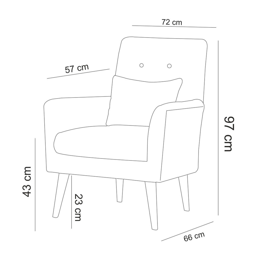 2-osaline pehme mööblikomplekt Aria-TKM01-1053, hall цена и информация | Pehme mööbli komplektid  | kaup24.ee