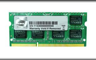G.Skill F3-12800CL9D-4GBSQ цена и информация | Оперативная память (RAM) | kaup24.ee