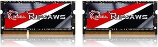 G.Skill DDR3L SODIMM 2x4 ГБ 1600 МГц CL11 (F3-1600C11D-8GRSL) цена и информация | Оперативная память (RAM) | kaup24.ee