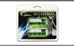 G.Skill DDR3 SODIMM 2x4GB 1600MHz CL11 (F3-1600C11D-8GSL) цена и информация | Оперативная память (RAM) | kaup24.ee