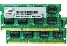 G.Skill DDR3 SODIMM 8 ГБ 1600 МГц CL9 (F3-1600C9D-8GSL) цена и информация | Оперативная память (RAM) | kaup24.ee