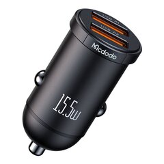 Mcdodo CC-2950 car charger, 2x USB, 15.5W (black) цена и информация | Зарядные устройства для телефонов | kaup24.ee