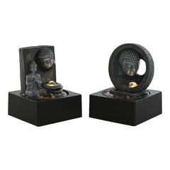 Aia purskkaev DKD Home Decor Buddha Vaik 18 x 18 x 24 cm Idamaine (2 Ühikut) hind ja info | Dekoratsioonid | kaup24.ee