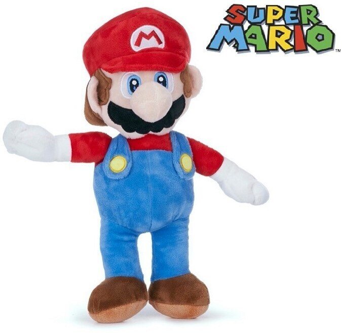 Pehme mänguasi Super Mario, 36 cm hind ja info | Pehmed mänguasjad | kaup24.ee