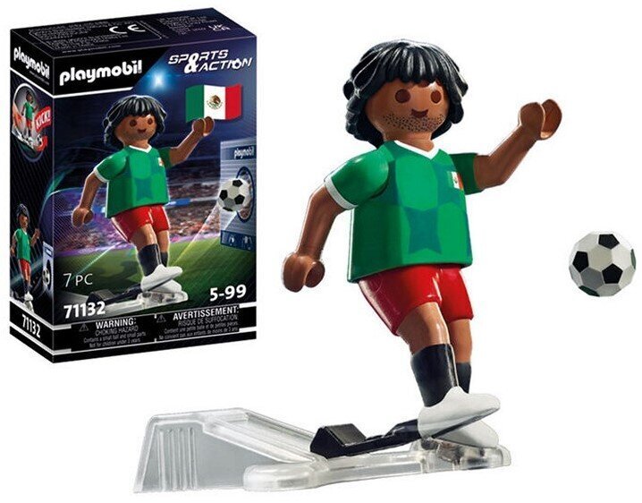 71132 Playmobil Spordi- ja märulijalgpallur Mehhiko figuur hind ja info | Klotsid ja konstruktorid | kaup24.ee