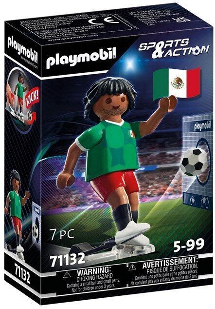 71132 Playmobil Spordi- ja märulijalgpallur Mehhiko figuur hind ja info | Klotsid ja konstruktorid | kaup24.ee