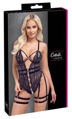 Сексуальное боди Cottelli Lingerie, синее цена и информация | Сексуальное женское белье | kaup24.ee