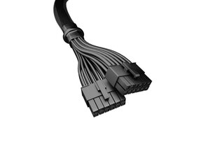 be quiet! 12VHPWR PCIe adapter cable, black, 0.6 m hind ja info | Kaablid ja juhtmed | kaup24.ee