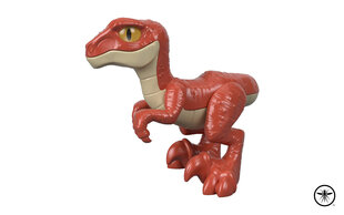 Mängudinosaurus Raptor Imaginext Jurassic World, punane hind ja info | Poiste mänguasjad | kaup24.ee